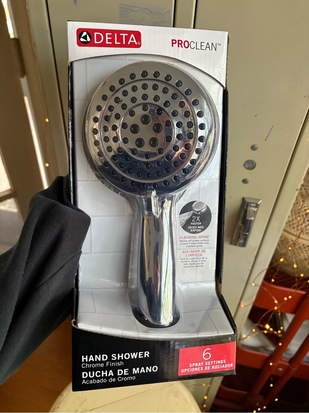 Delta PROCLEAN 6 Spray Hand Shower in Chrome